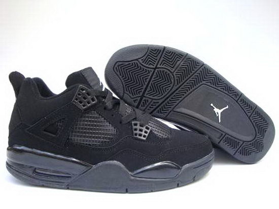 Air Jordan Retro 4 All Black Online